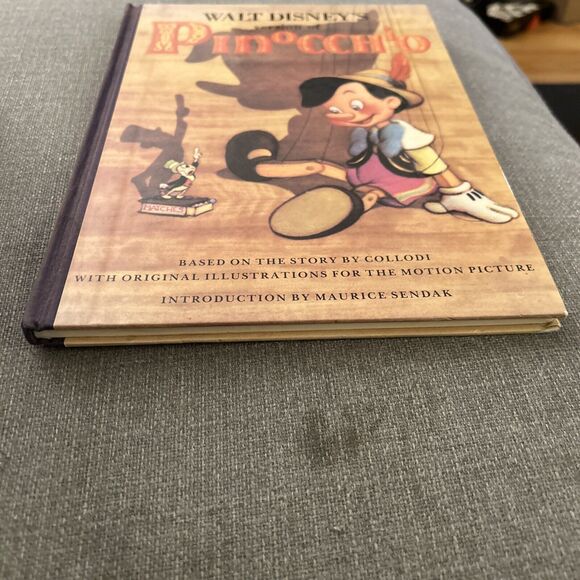 WALT DISNEY'S VERSION OF PINOCCHIO (1939) Abrams 1989 Printing Maurice Sendak - Picture 2 of 12